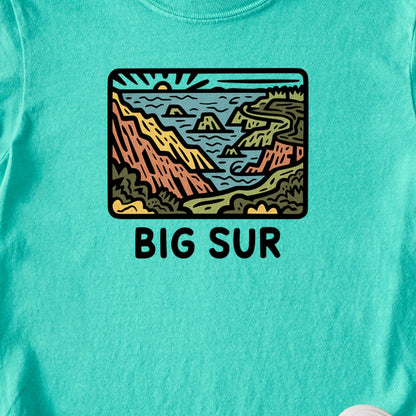 Big Sur State Park Kids Cotton T-Shirt
