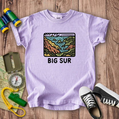 Big Sur State Park Kids Cotton T-Shirt