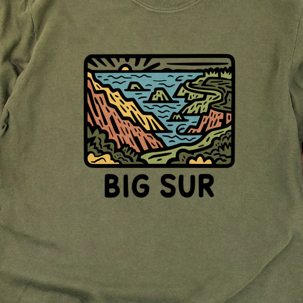 Big Sur State Park Cotton Long Sleeve