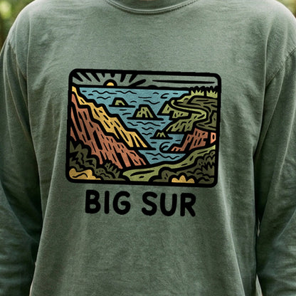Big Sur State Park Cotton Long Sleeve