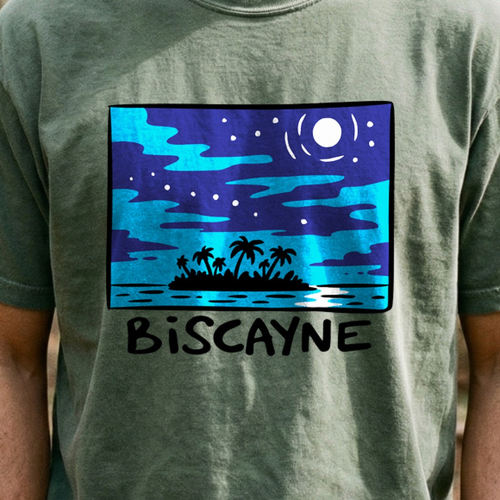 Biscayne at Night Cotton T-Shirt