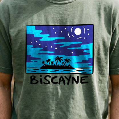 Biscayne at Night Cotton T-Shirt