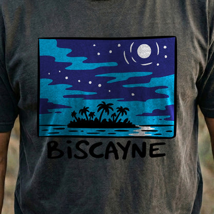 Biscayne at Night Cotton T-Shirt