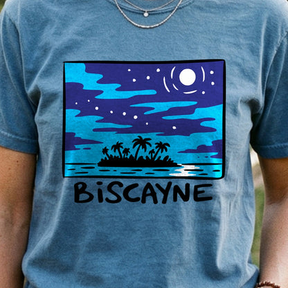 Biscayne at Night Cotton T-Shirt