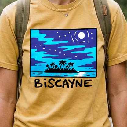 Biscayne at Night Cotton T-Shirt