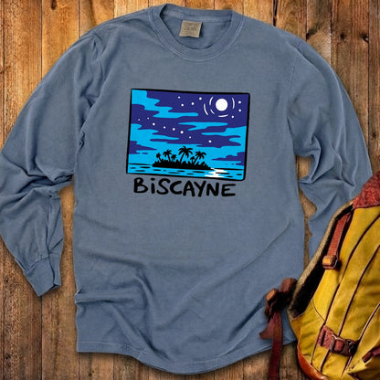 Biscayne at Night Cotton Long Sleeve