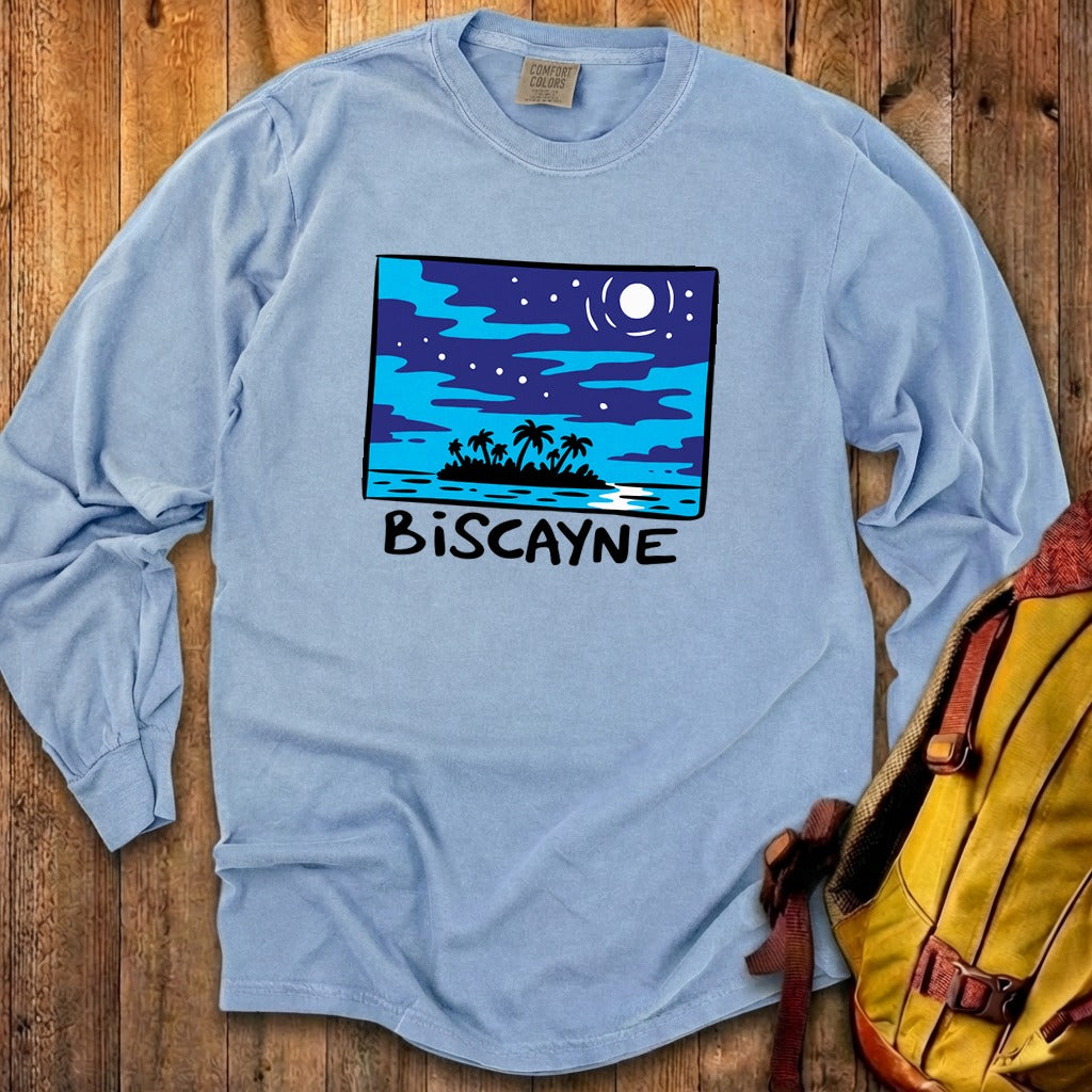 Biscayne at Night Cotton Long Sleeve
