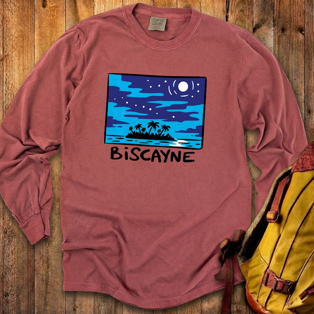Biscayne at Night Cotton Long Sleeve