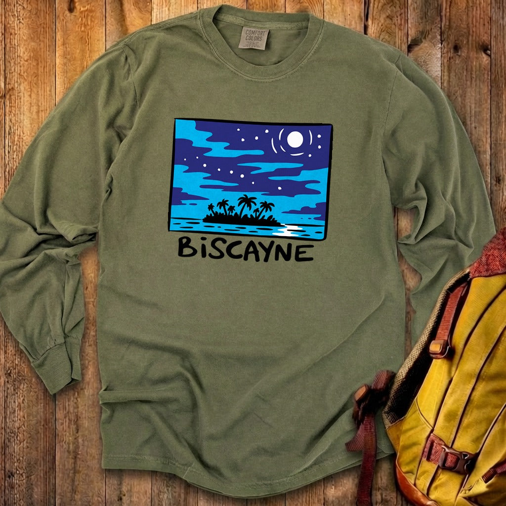 Biscayne at Night Cotton Long Sleeve