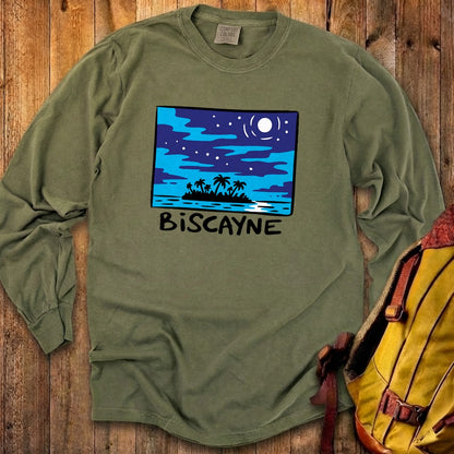 Biscayne at Night Cotton Long Sleeve