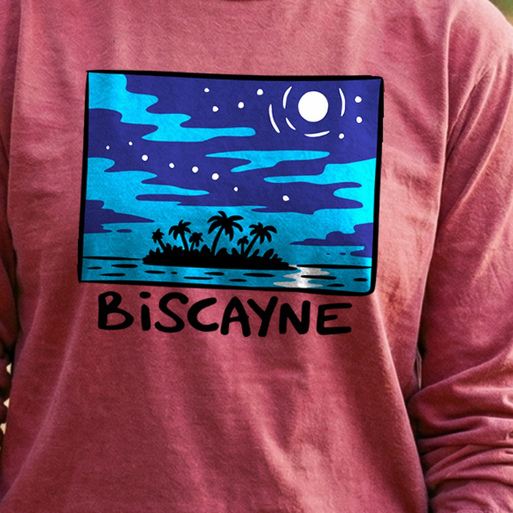 Biscayne at Night Cotton Long Sleeve