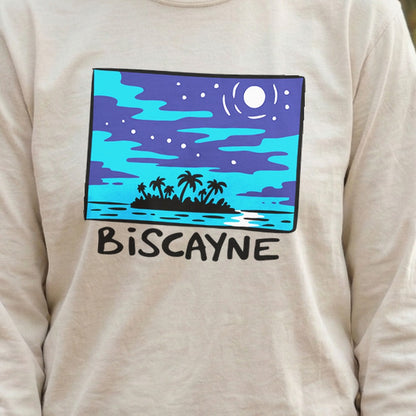 Biscayne at Night Cotton Long Sleeve