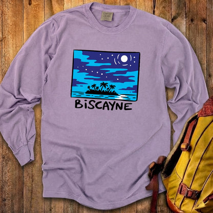 Biscayne at Night Cotton Long Sleeve