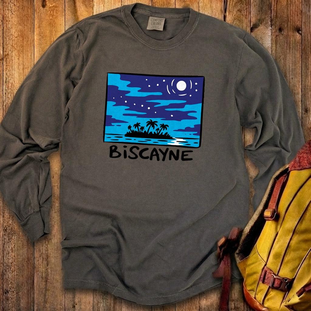 Biscayne at Night Cotton Long Sleeve