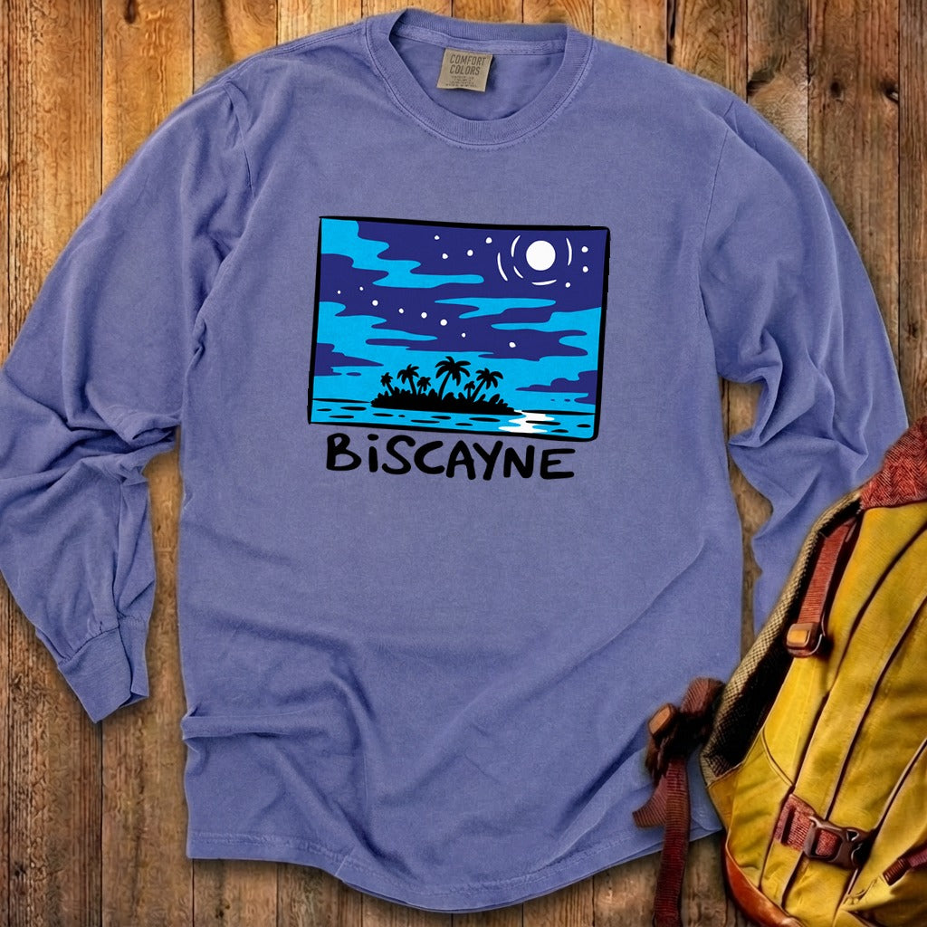 Biscayne at Night Cotton Long Sleeve