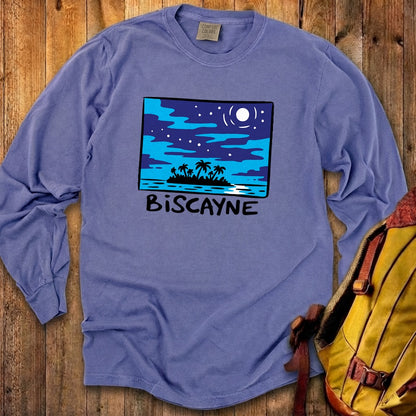 Biscayne at Night Cotton Long Sleeve