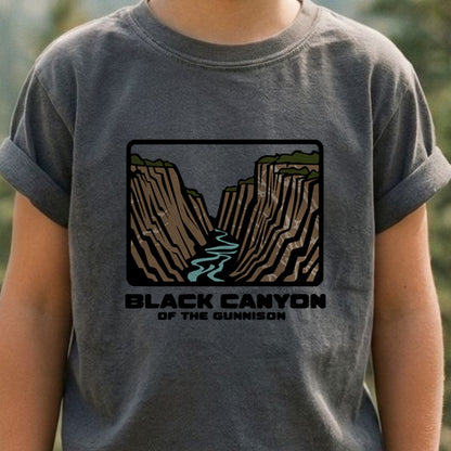 Black Canyon of the Gunnison National Park Kids Cotton T-Shirt