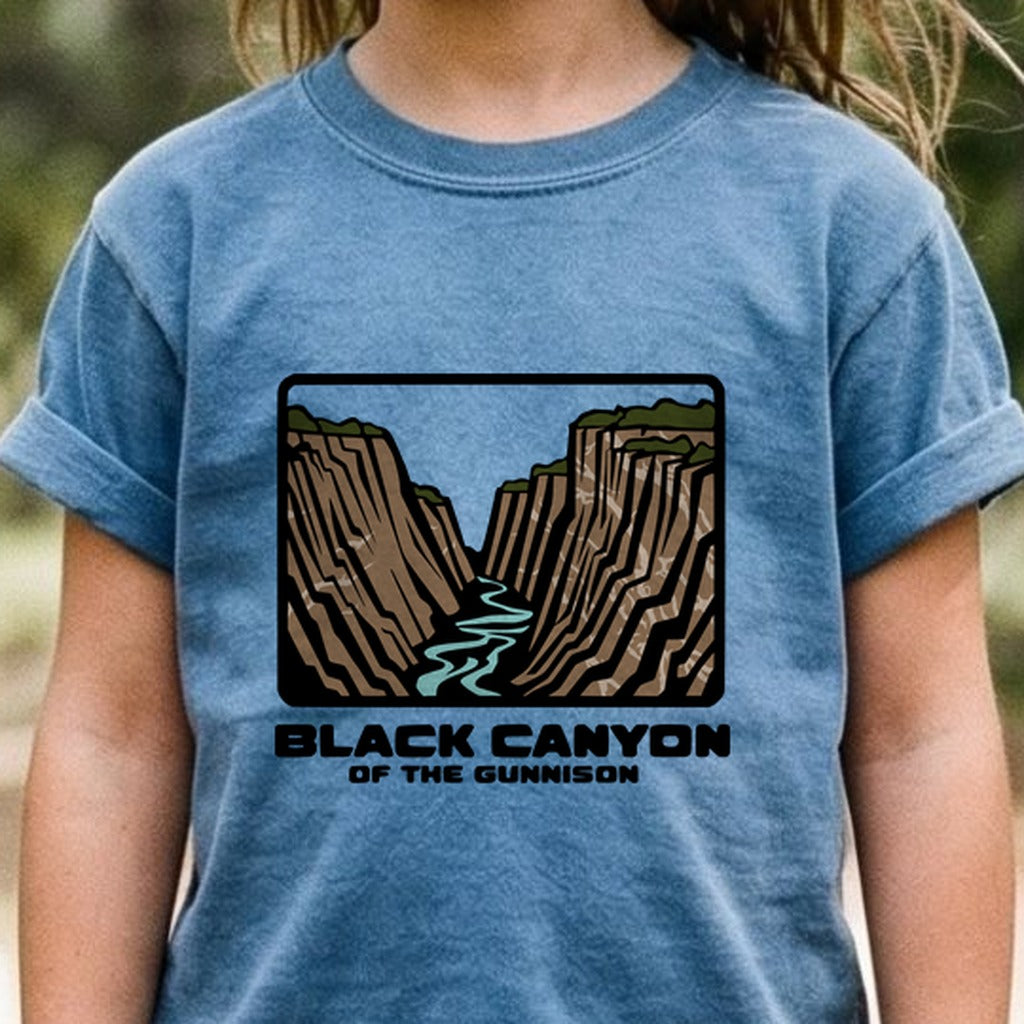 Black Canyon of the Gunnison National Park Kids Cotton T-Shirt