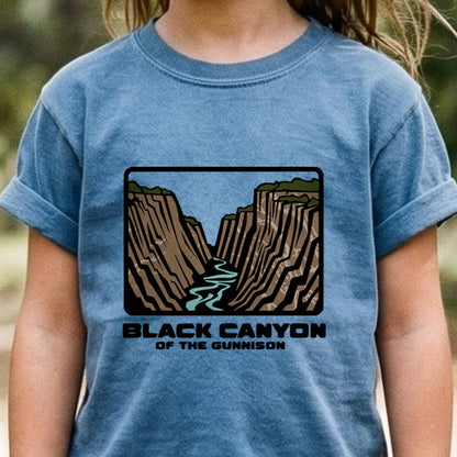Black Canyon of the Gunnison National Park Kids Cotton T-Shirt