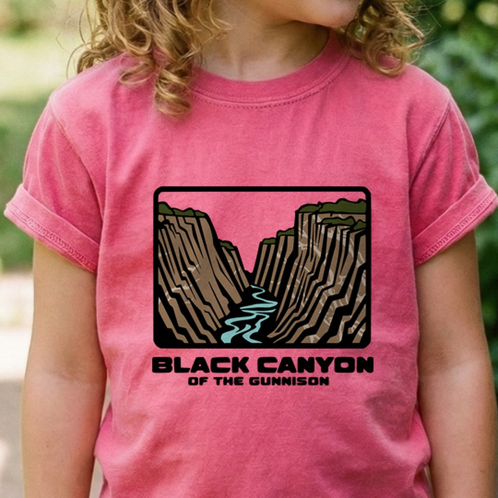 Black Canyon of the Gunnison National Park Kids Cotton T-Shirt