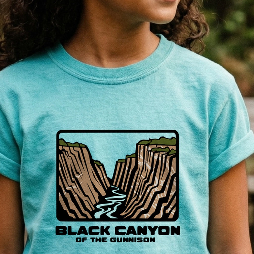 Black Canyon of the Gunnison National Park Kids Cotton T-Shirt