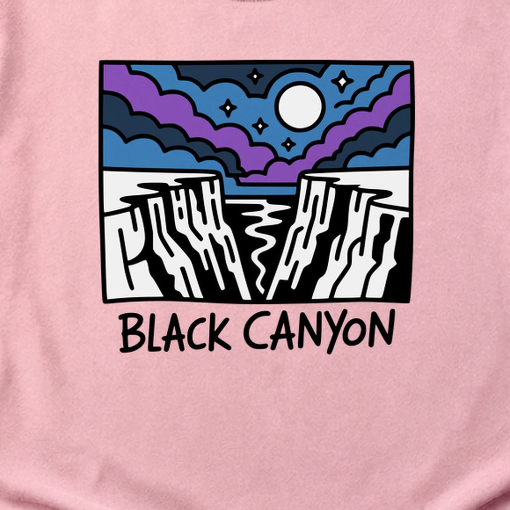Black Canyon of the Gunnison at Night Cotton T-Shirt