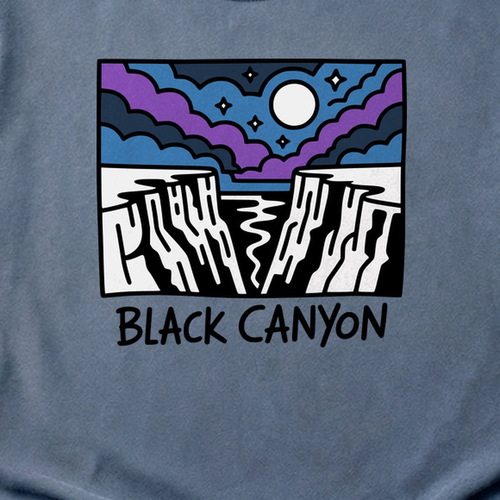Black Canyon of the Gunnison at Night Cotton T-Shirt