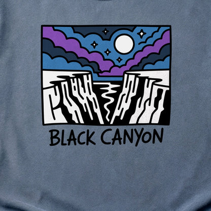 Black Canyon of the Gunnison at Night Cotton T-Shirt