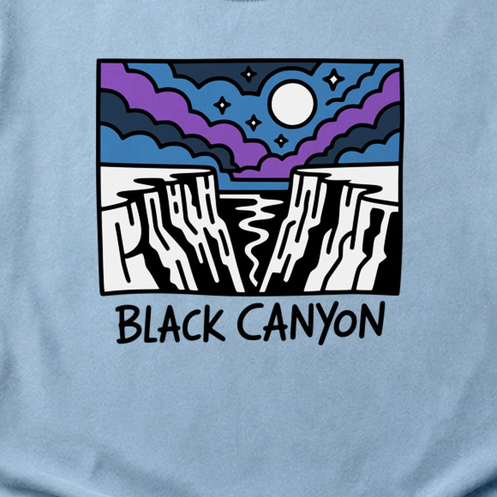 Black Canyon of the Gunnison at Night Cotton T-Shirt