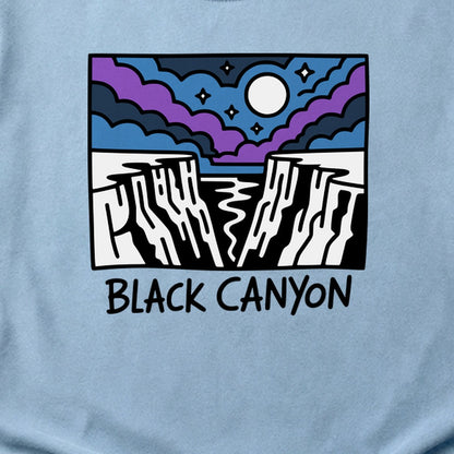 Black Canyon of the Gunnison at Night Cotton T-Shirt