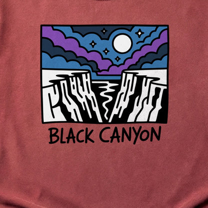Black Canyon of the Gunnison at Night Cotton T-Shirt