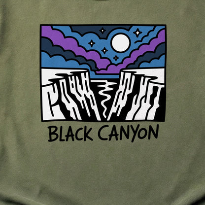 Black Canyon of the Gunnison at Night Cotton T-Shirt