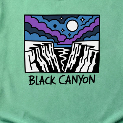 Black Canyon of the Gunnison at Night Cotton T-Shirt