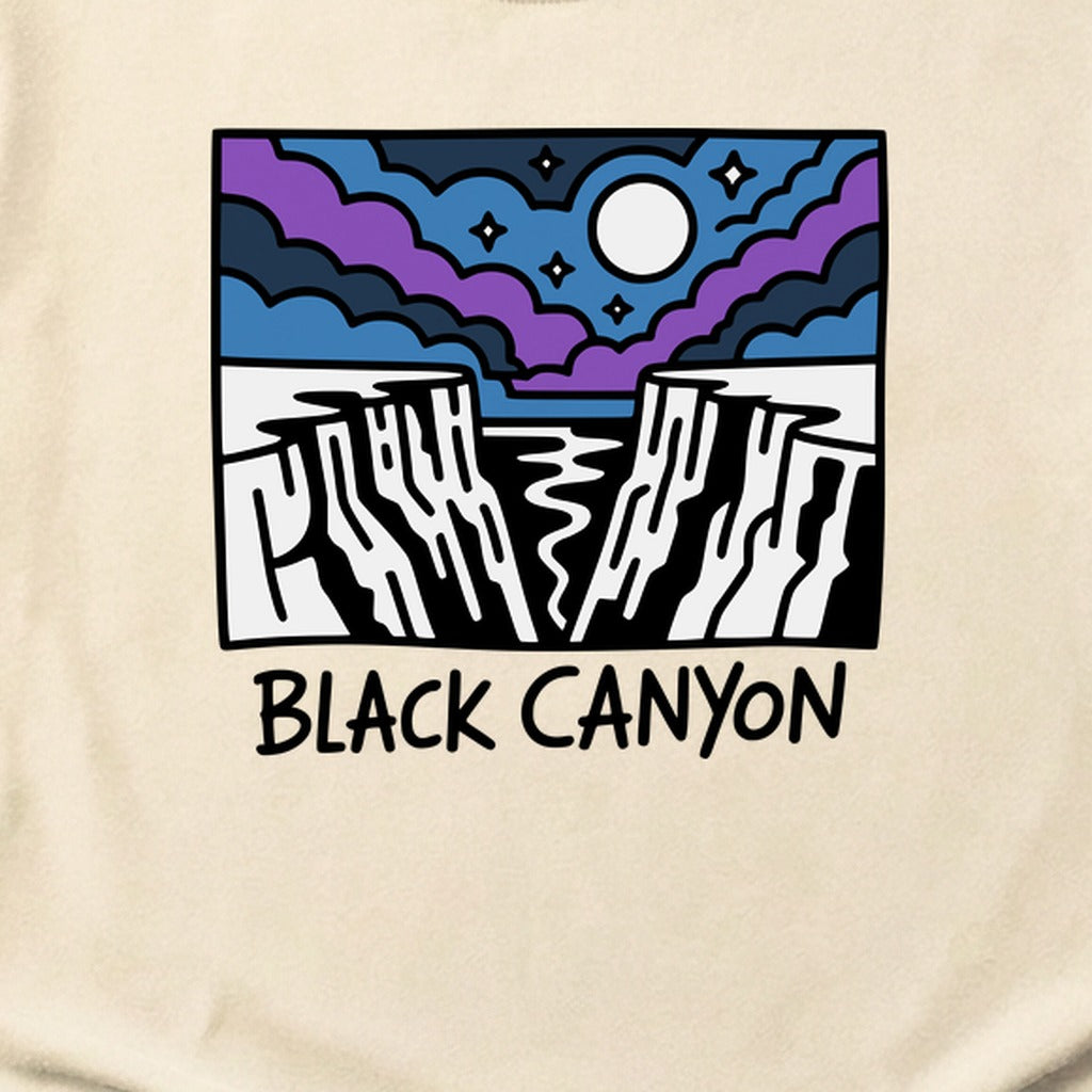 Black Canyon of the Gunnison at Night Cotton T-Shirt