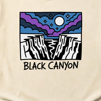 Black Canyon of the Gunnison at Night Cotton T-Shirt