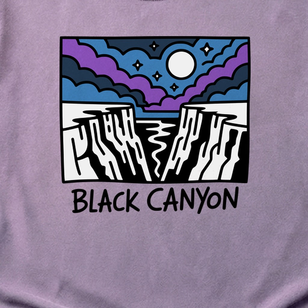 Black Canyon of the Gunnison at Night Cotton T-Shirt