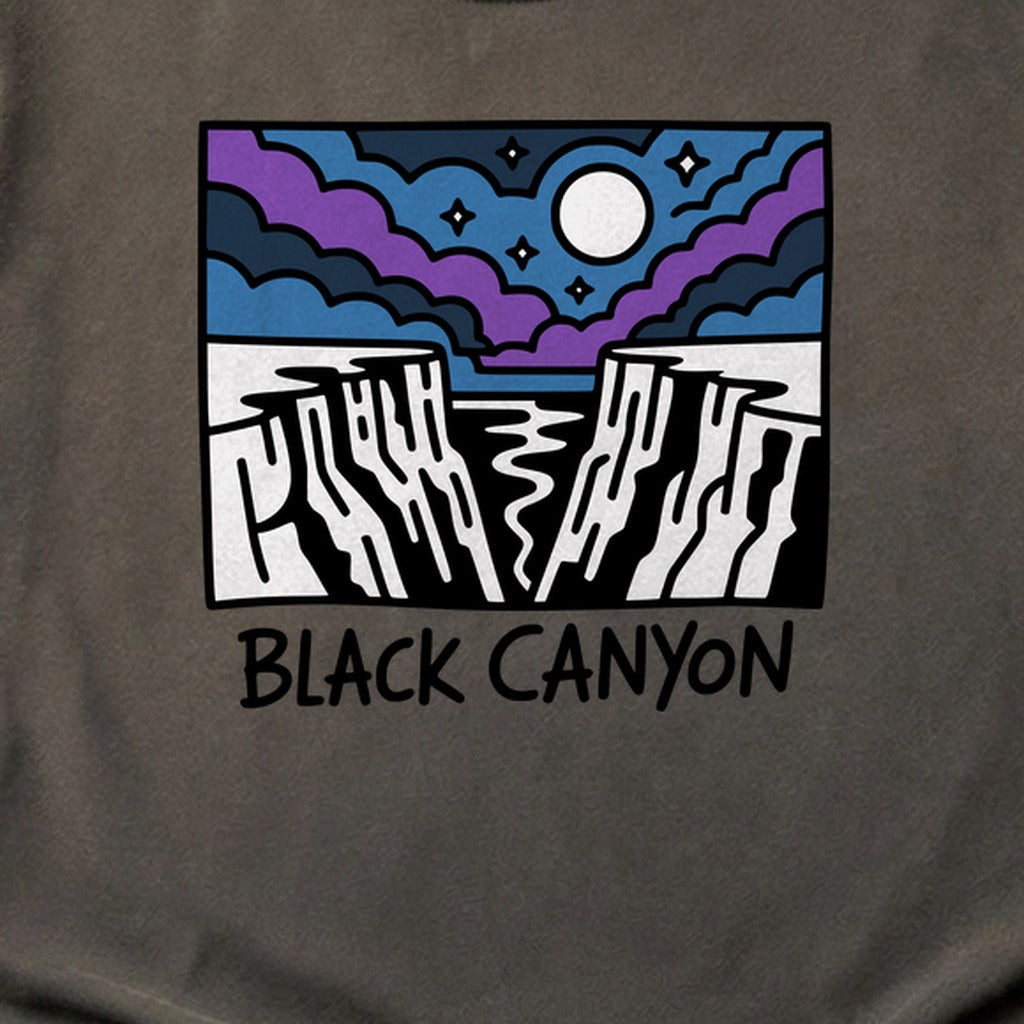 Black Canyon of the Gunnison at Night Cotton T-Shirt
