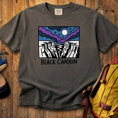 Black Canyon of the Gunnison at Night Cotton T-Shirt