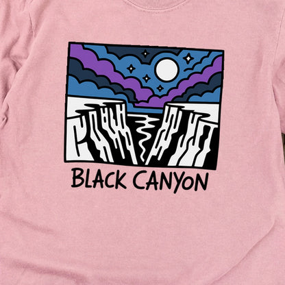 Black Canyon of the Gunnison at Night Cotton Long Sleeve