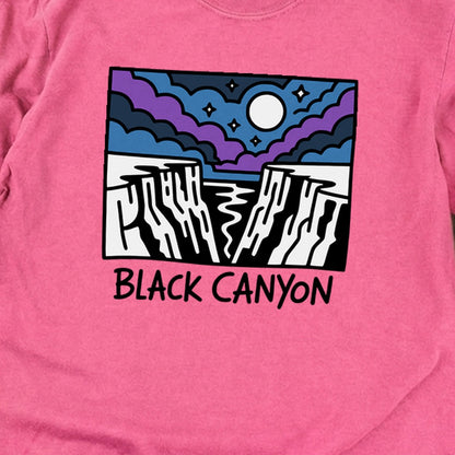 Black Canyon of the Gunnison at Night Cotton Long Sleeve