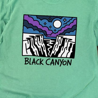Black Canyon of the Gunnison at Night Cotton Long Sleeve