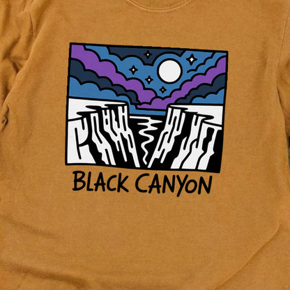 Black Canyon of the Gunnison at Night Cotton Long Sleeve
