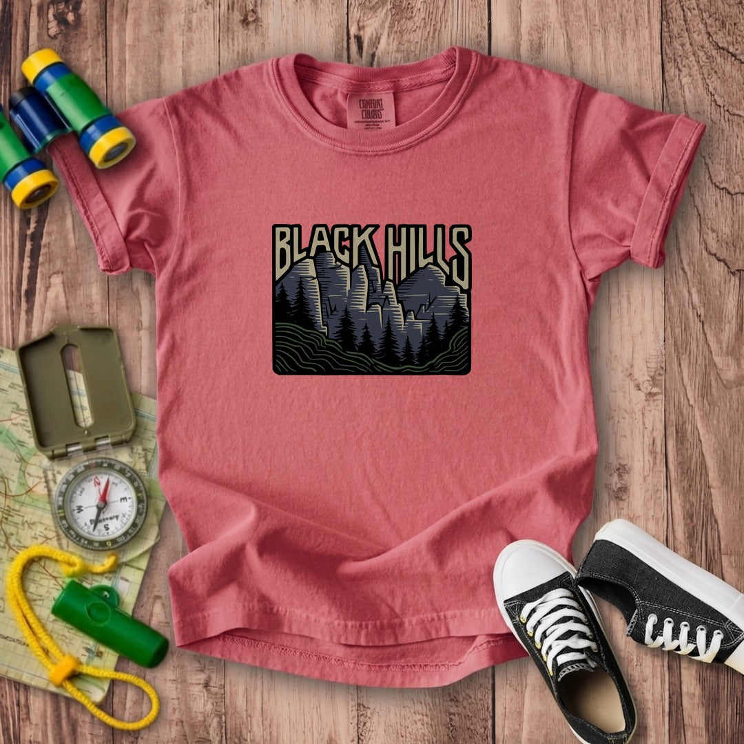 Black Hills National Forest Kids Cotton T-Shirt