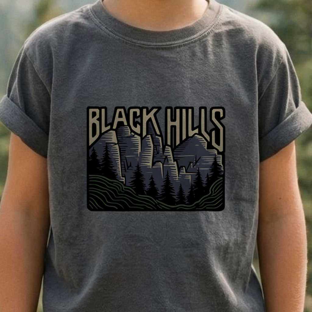 Black Hills National Forest Kids Cotton T-Shirt