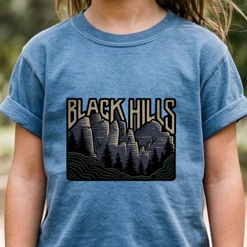 Black Hills National Forest Kids Cotton T-Shirt