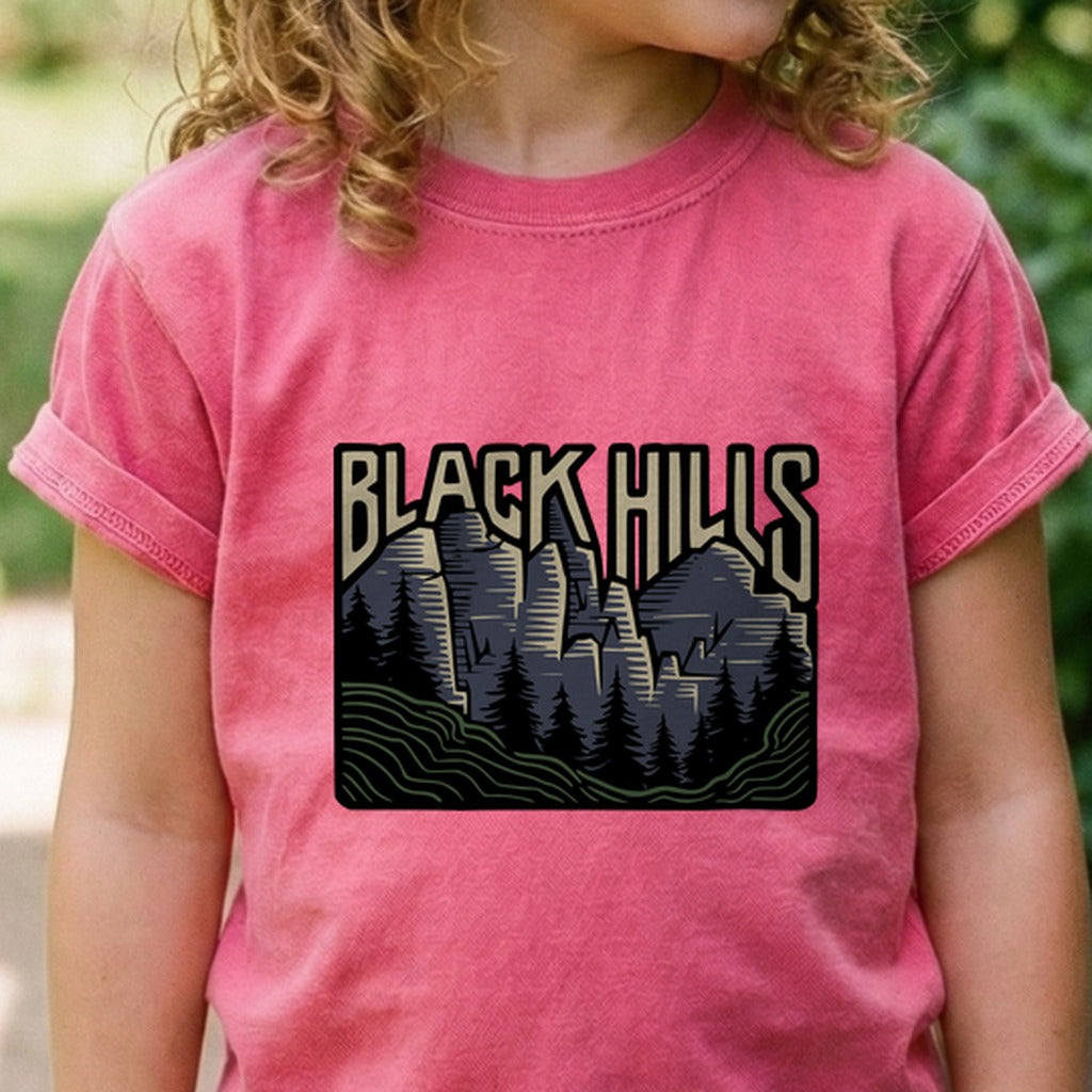 Black Hills National Forest Kids Cotton T-Shirt