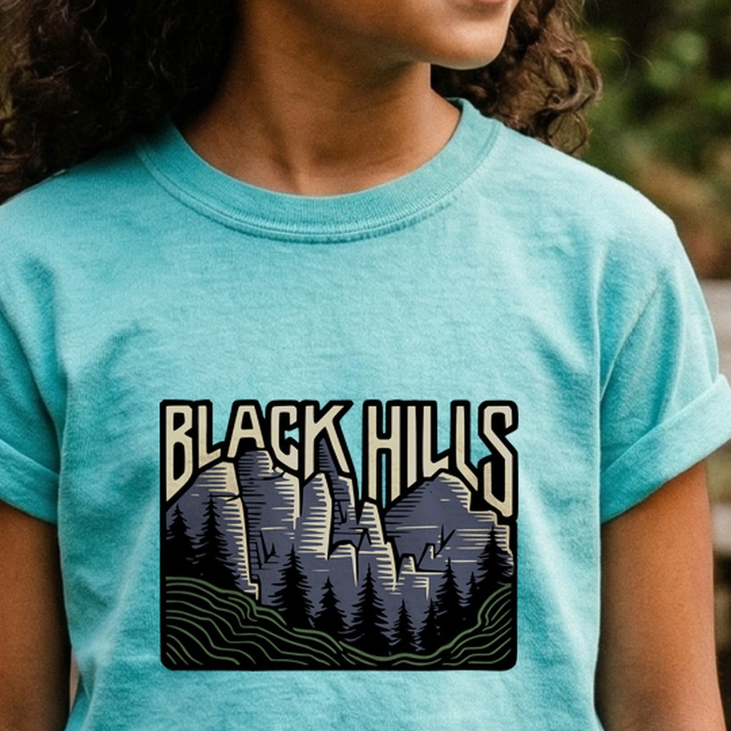 Black Hills National Forest Kids Cotton T-Shirt
