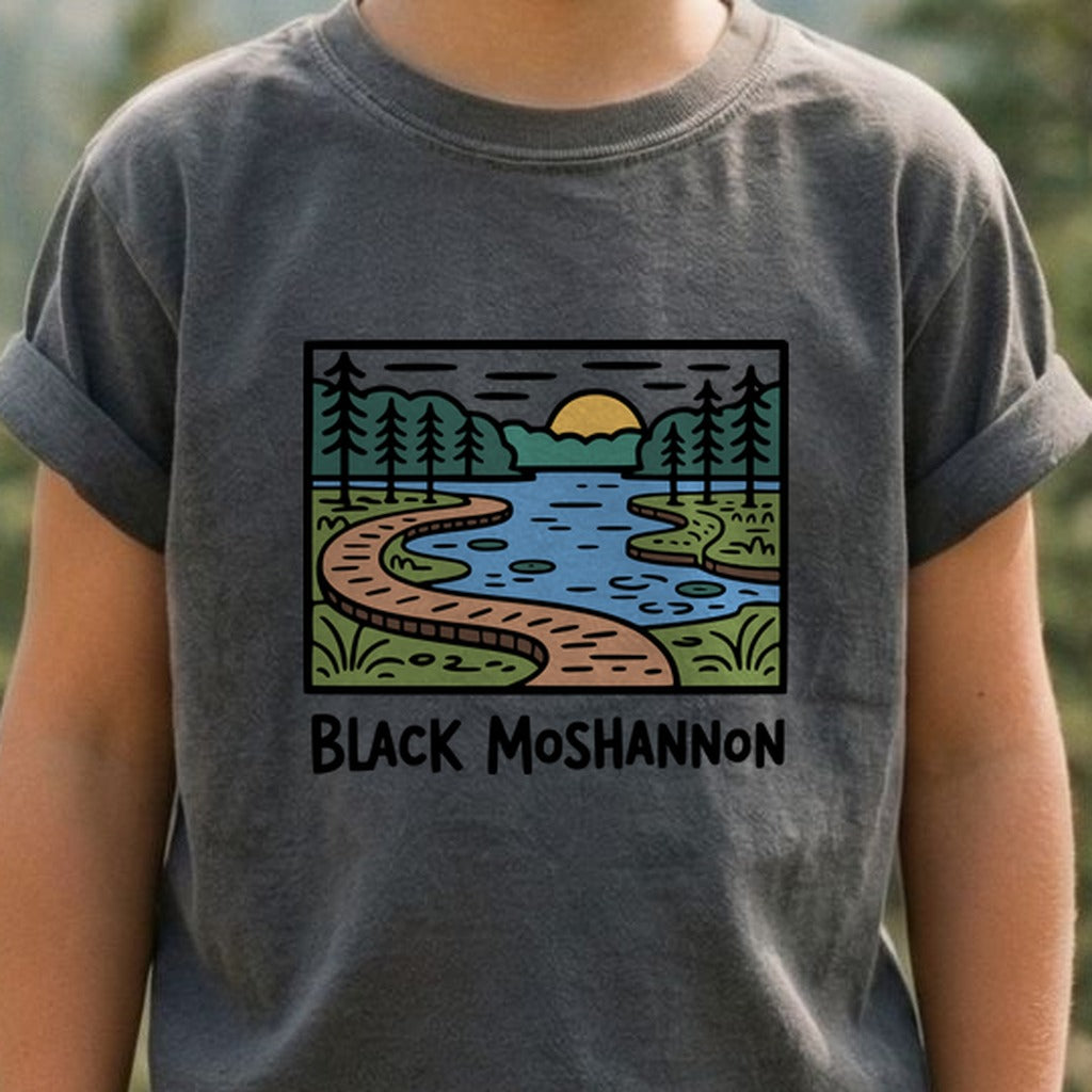 Black Moshannon State Park Kids Cotton T-Shirt