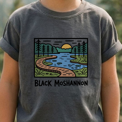 Black Moshannon State Park Kids Cotton T-Shirt