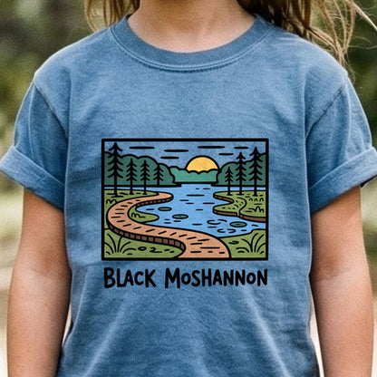 Black Moshannon State Park Kids Cotton T-Shirt